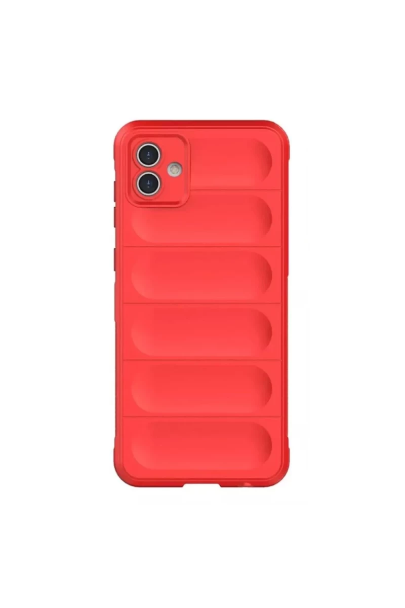Samsung Galaxy A06 Uyumlu Kılıf Optimum Silikon - Kırmızı