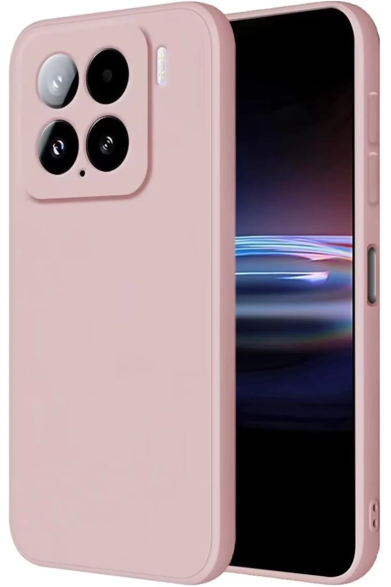 Xiaomi Mi 15 Uyumlu Kılıf Nano içi Kadife Silikon - Pudra
