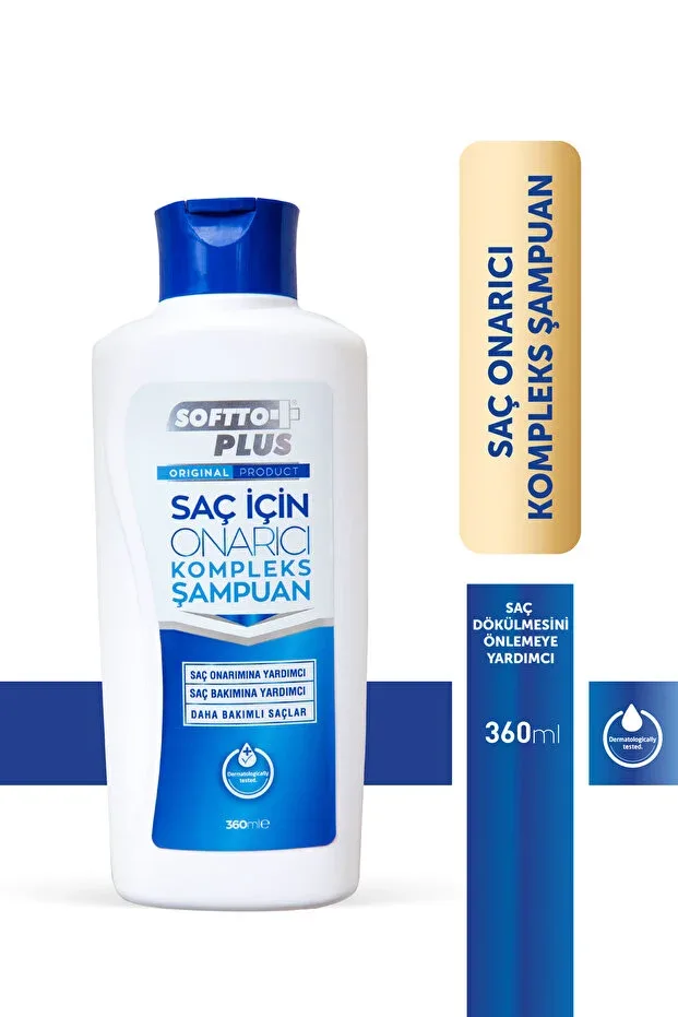 SOFTTO PLUS SAÇ BAKIM ŞAMPUANI 360 ML - SAÇ ONARICI KOMPLEX 360 ML