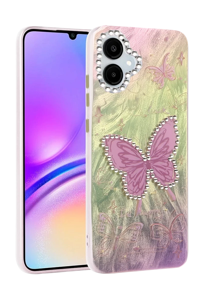 Samsung Galaxy A06 Uyumlu Kılıf Blade Aynalı Desenli Kapak - Desen 5