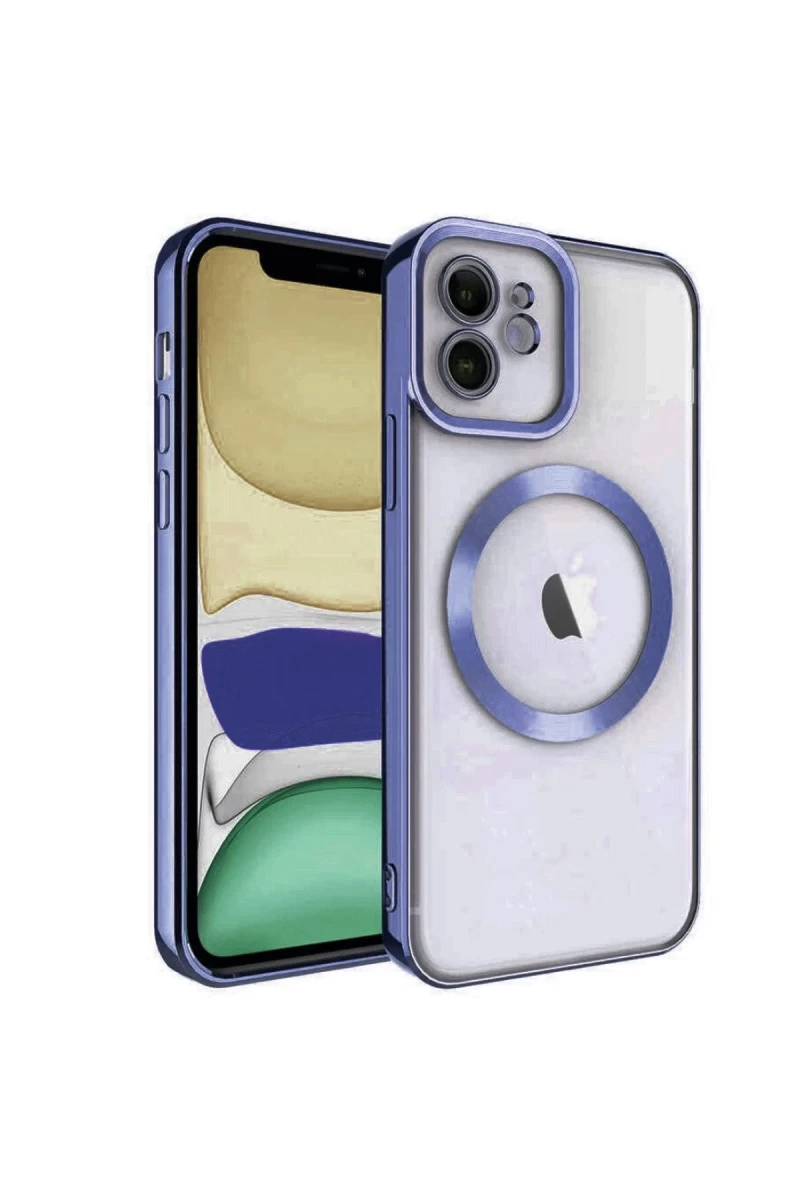 Apple iPhone 11 Uyumlu Kılıf Kross Magneticsafe Kapak - Lacivert