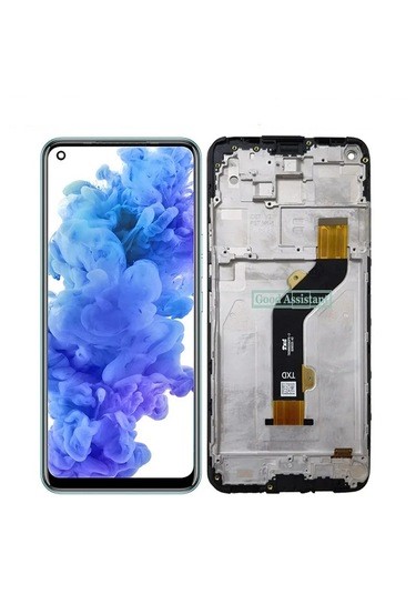 Tecno Camon 16 Uyumlu Lcd Ekran Dokunmatik Çıtalı (Siyah)