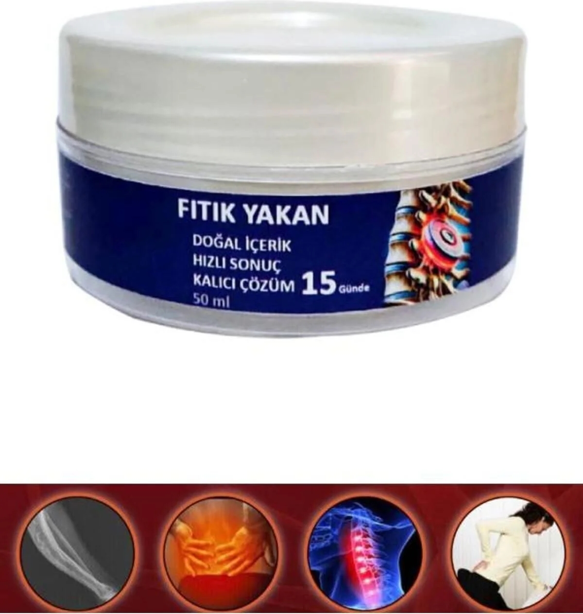 Süper Fıtık Yakan Masaj Bakım Kremi 50 ml x 1 Adet