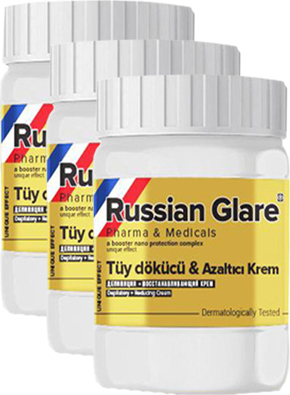 Russıan Glare Tüy Dökücü Azaltıcı Merhem 3 Adet