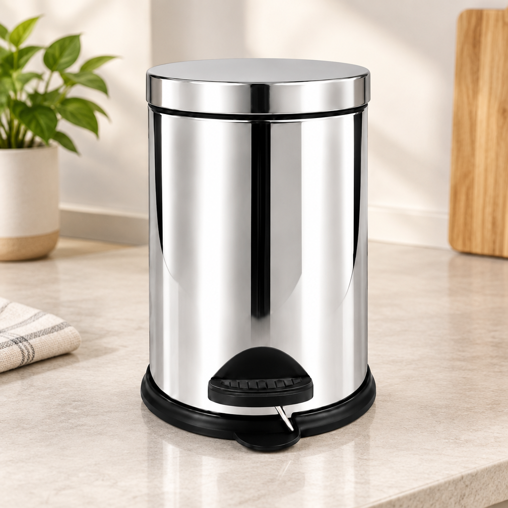 3 L Metal Pedallı Çöp Kovası