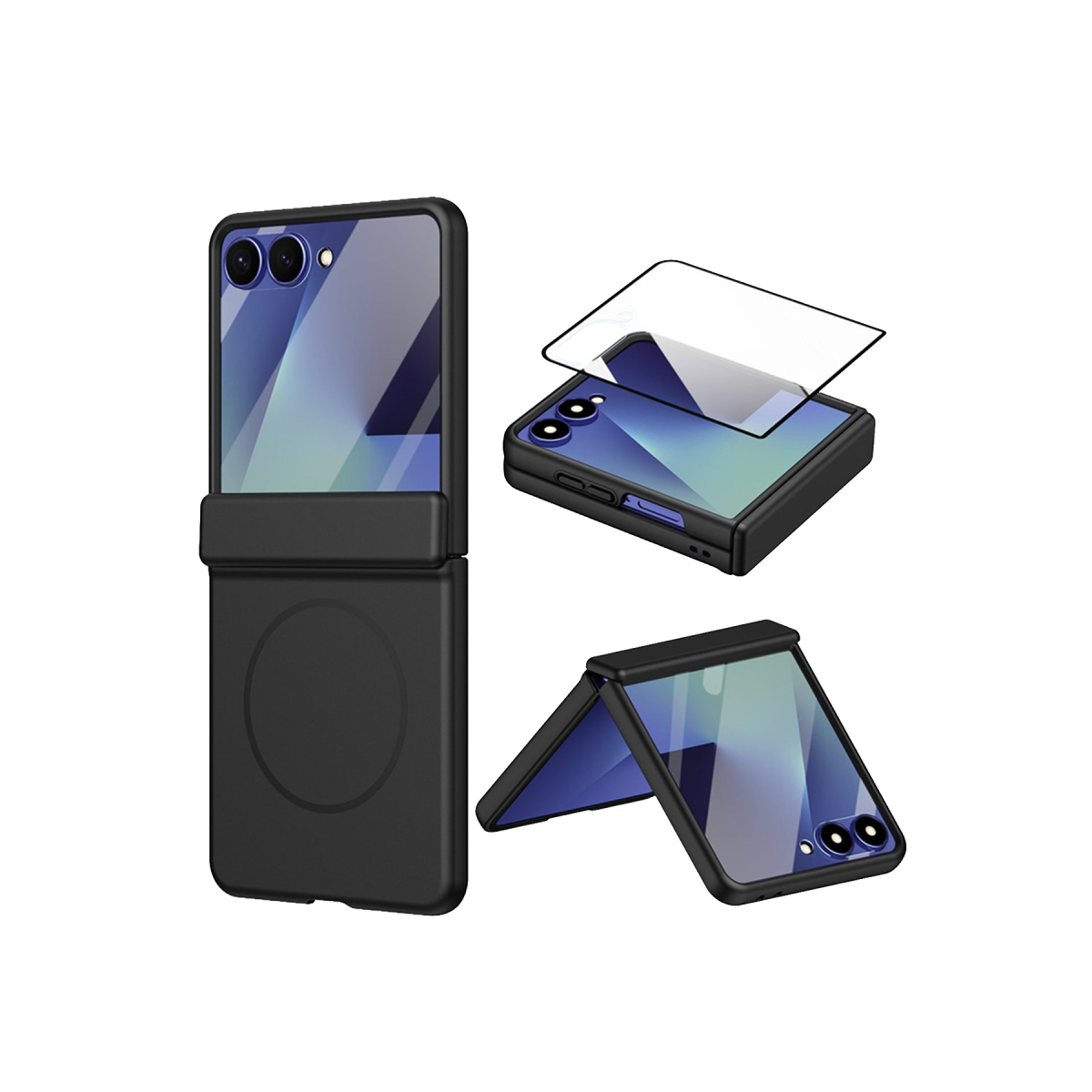 Joko Samsung Galaxy Z Flip 7 FlipPro Magsafe Kapak - Siyah