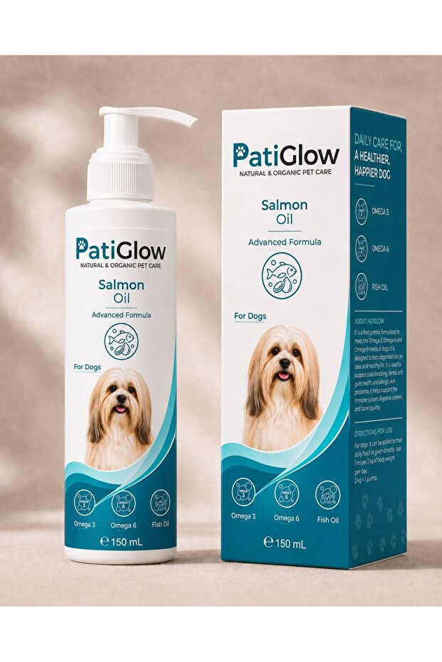 PatiGlow Köpek Somon Yağı 150 ml
