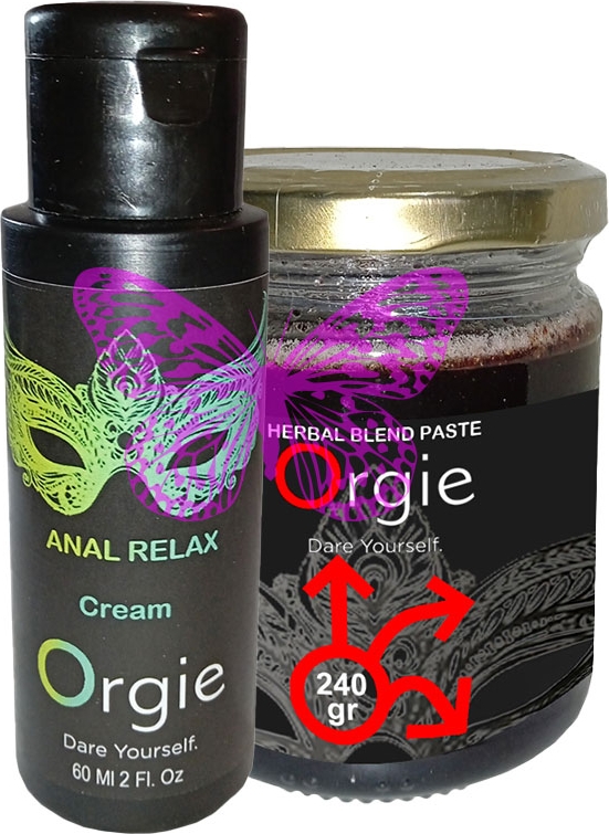 L.orgie Bay ve Bayan Arka Reıaxcream 60 ml + Erkeklere Özel 240 gr Macun