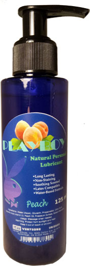 Playboy Şeftali Aromalı Doğal  125ML / Playboy Peach Flavored Natural Personal Lubricant 125ML