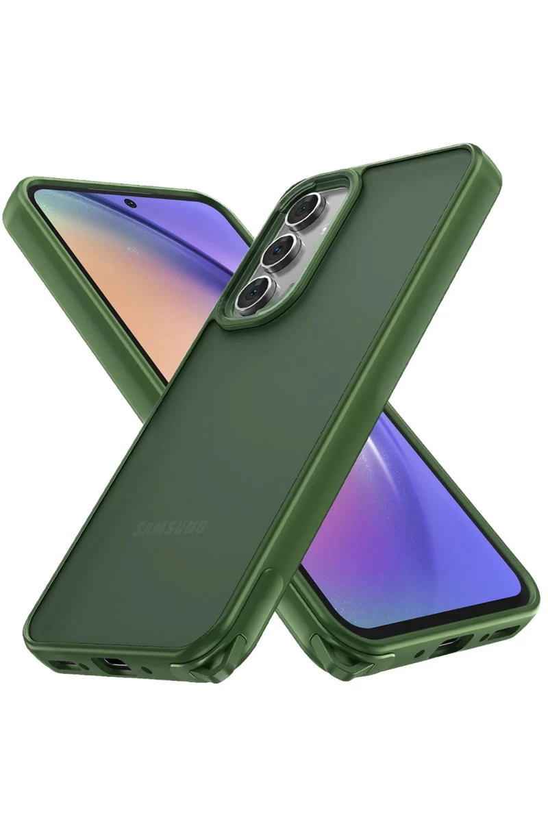 Samsung Galaxy A05S Uyumlu Kılıf Elegant Kapak - Yeşil