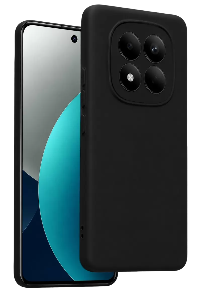 Xiaomi Redmi Note 15 4G Uyumlu Nano içi Kadife Silikon - Siyah