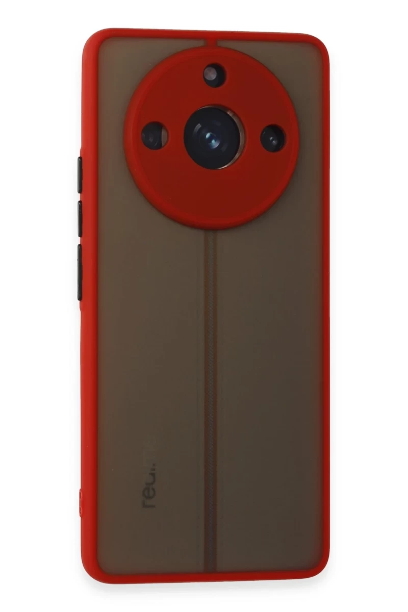 Realme 11 Pro Uyumlu Kılıf Montreal Silikon Kapak - Kırmızı