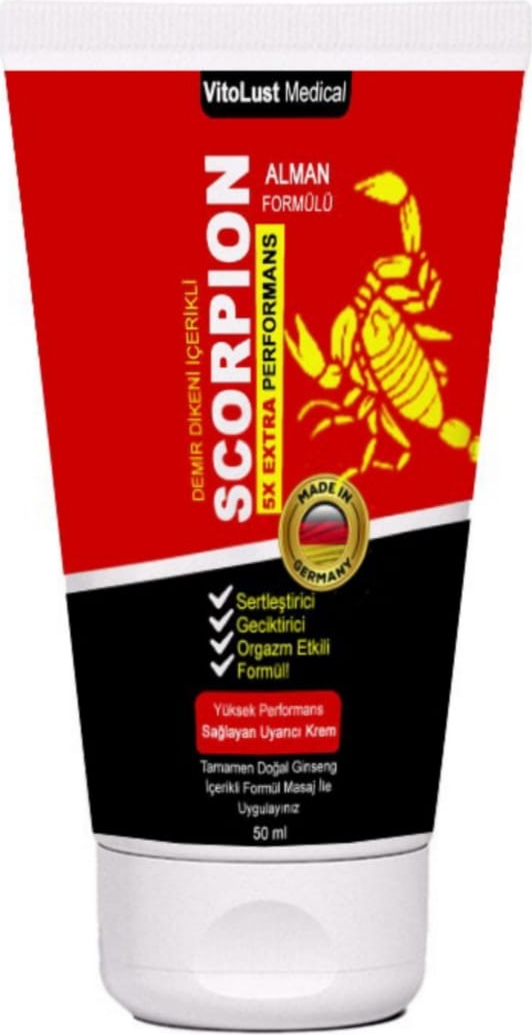 Scorpion Erkeklere Özel Krem