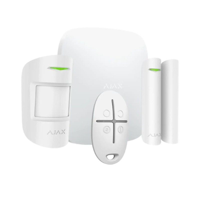 AJAX STARTERKIT 4G GSM/GPRS KABLOSUZ AKILLI ALARM SETİ BEYAZ RENK