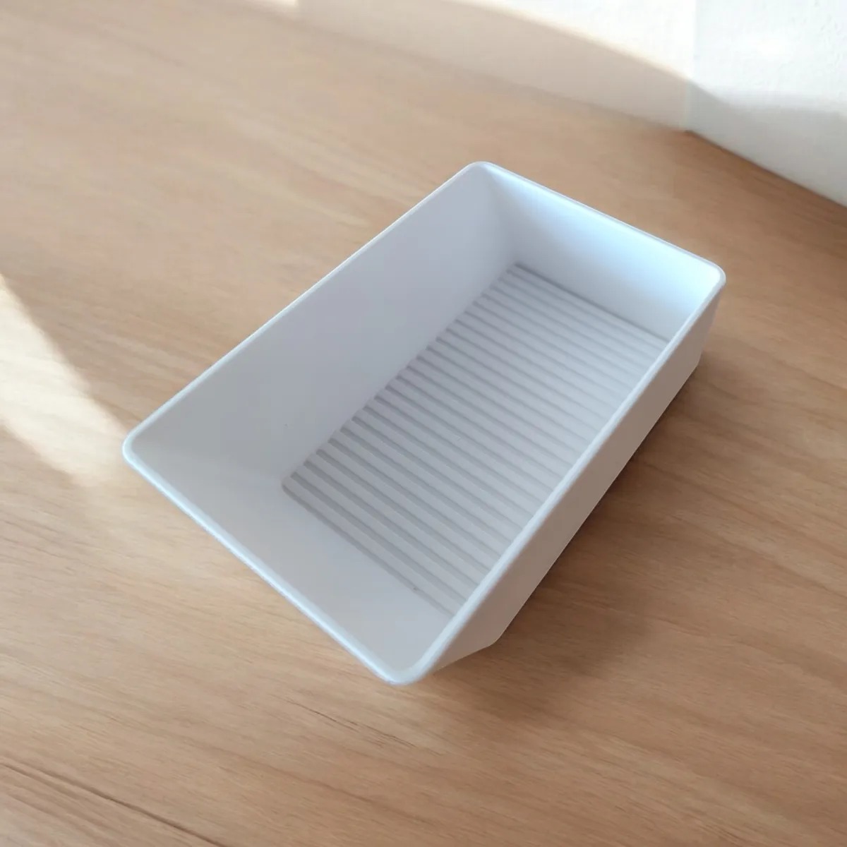 3D Baskı Pasta Malzeme Organizeri Kabartma Tozu Vanilya Poşet Saklama Kutusu Mutfak Dolabı Beyaz