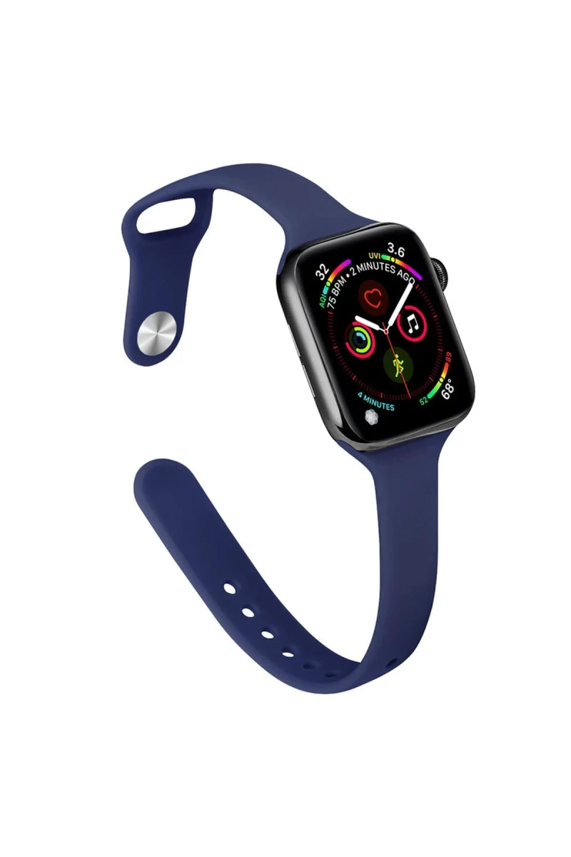 Apple Watch 38mm Uyumlu Klasik Kordon - Lacivert
