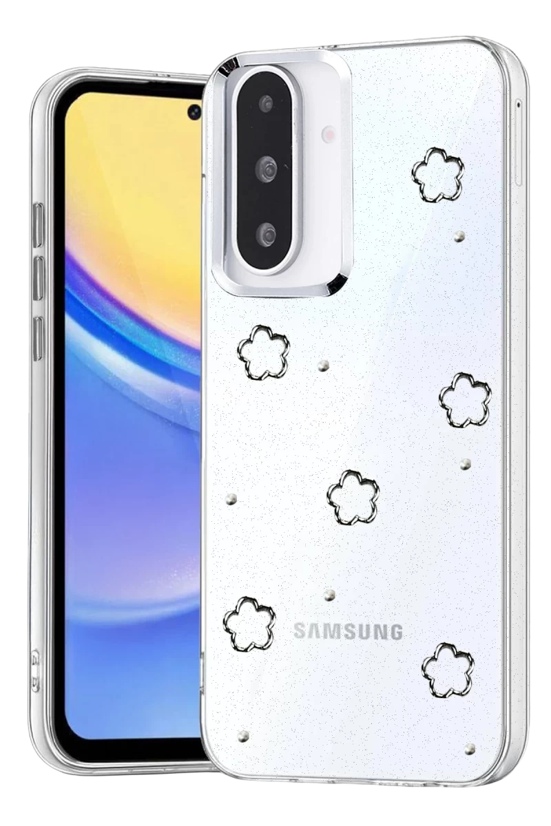 Samsung Galaxy A36 Uyumlu Fiyonk Desenli Kapak - Desen 2