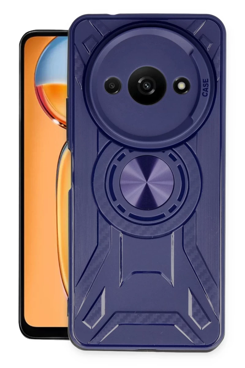 Xiaomi Redmi A3 4G Uyumlu Kılıf Lincoln Silikon - Lacivert
