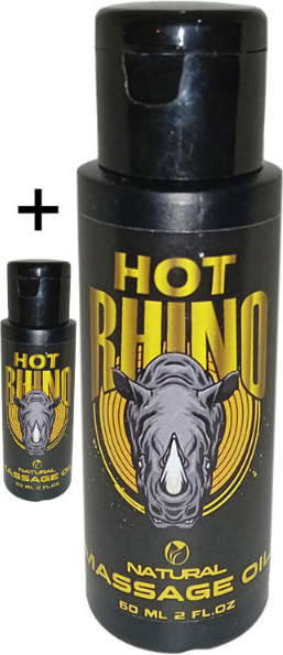 Bonie Hot Rhino 2 Adet Bay Bayan Masaj Yağı 60 ml