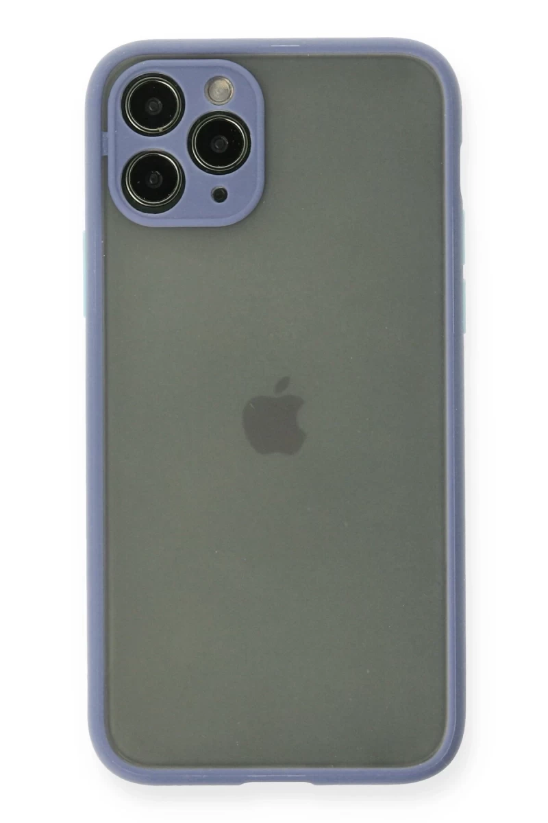 Apple iPhone 11 Pro Uyumlu Kılıf Montreal Silikon Kapak - Gri