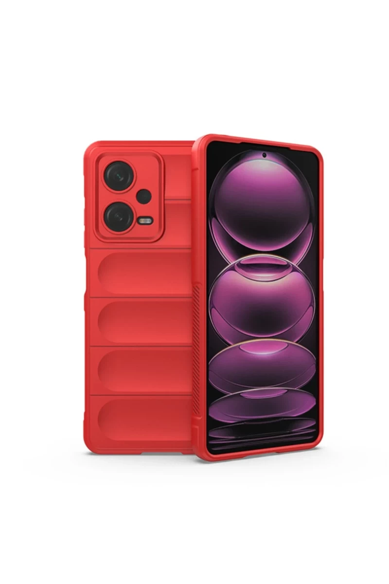 Xiaomi Redmi Note 12 4G Uyumlu Kılıf Optimum Silikon - Kırmızı