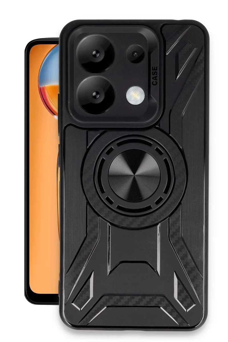 Xiaomi Redmi Note 13 Pro 5G Uyumlu Kılıf Lincoln Silikon - Siyah