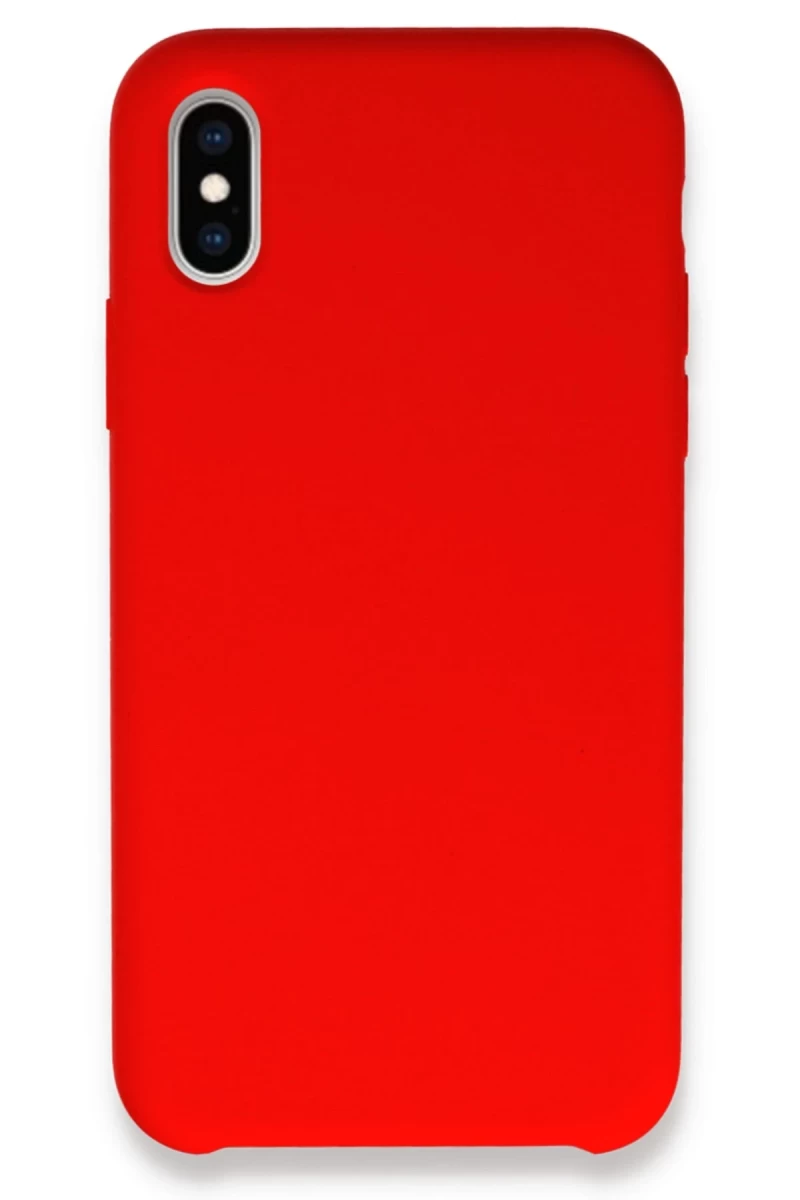 Apple iPhone XS Max Uyumlu Kılıf Lansman Legant Silikon - Kırmızı