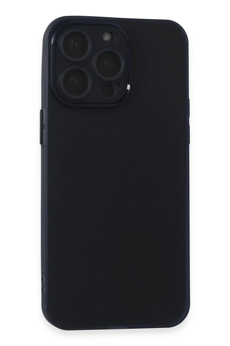 Apple iPhone 15 Pro Uyumlu Kılıf Puma Silikon - Lacivert
