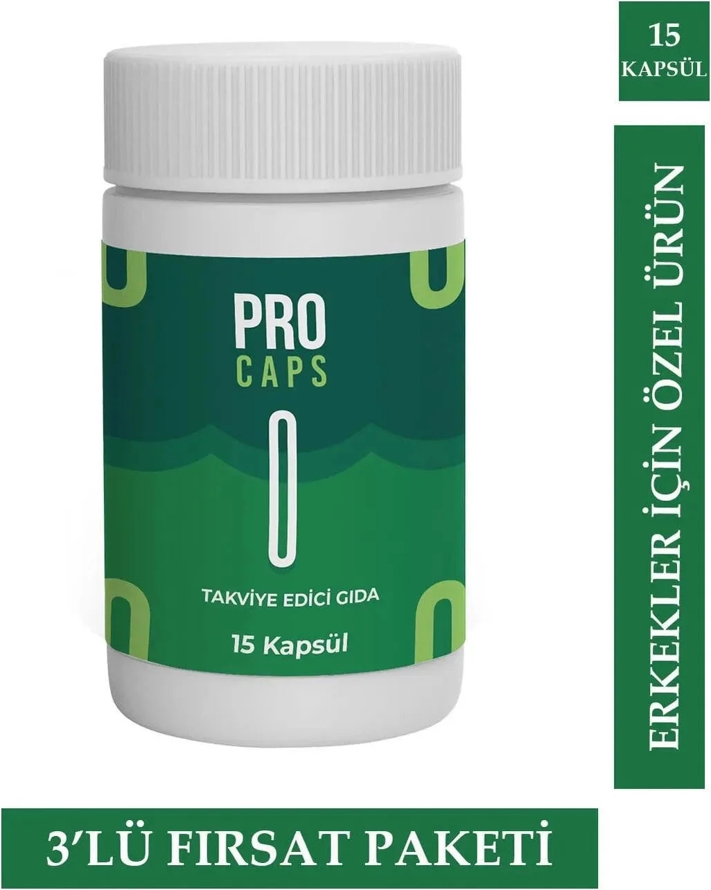 Pro Caps Erkeklere Özel 15li x 3 Adet