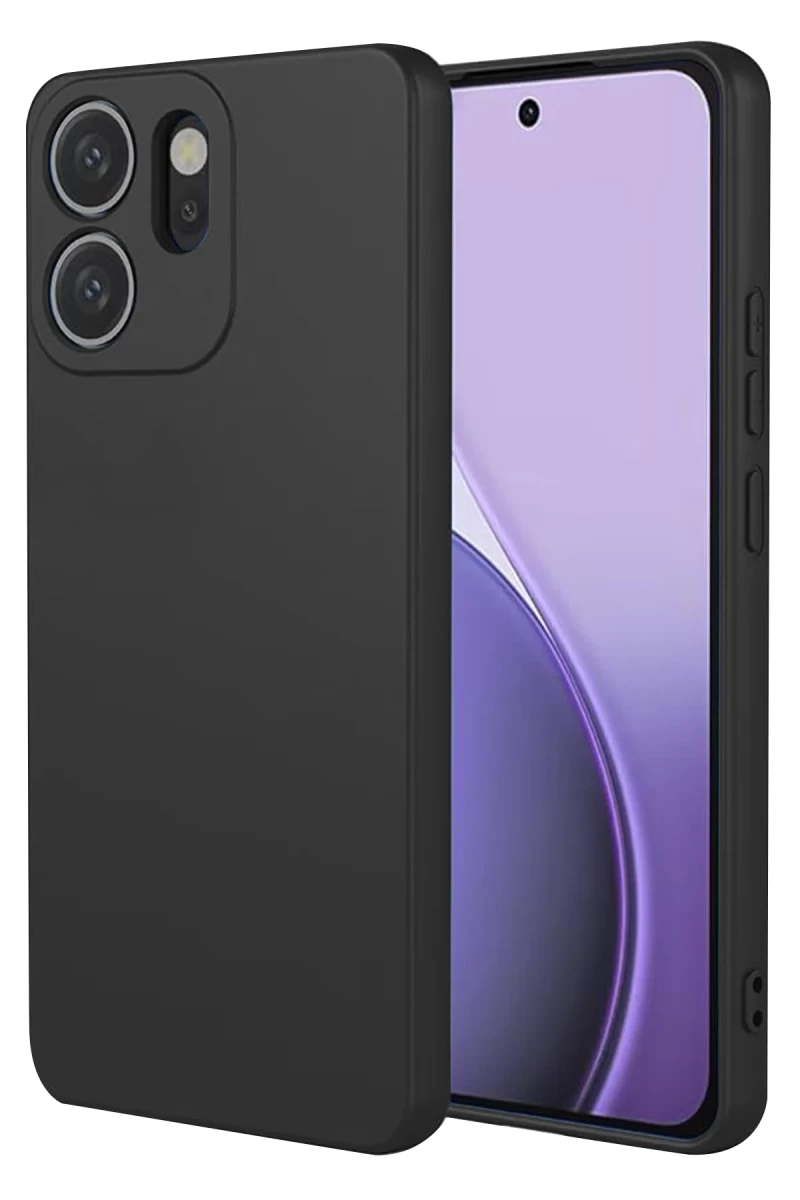 Oppo Reno 14F Uyumlu First Silikon - Siyah