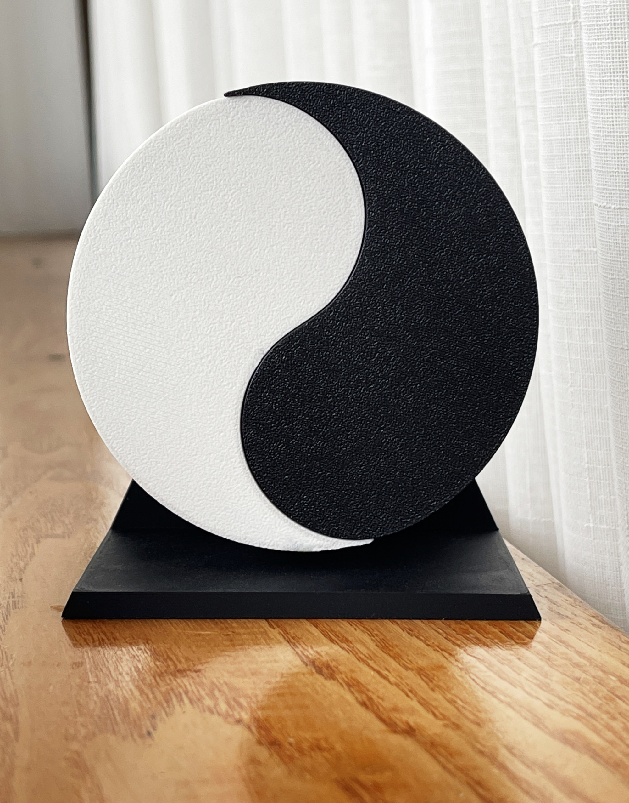 Yin Yang Kumbara İki Bölmeli Denge Figürlü Dekoratif Kumbara