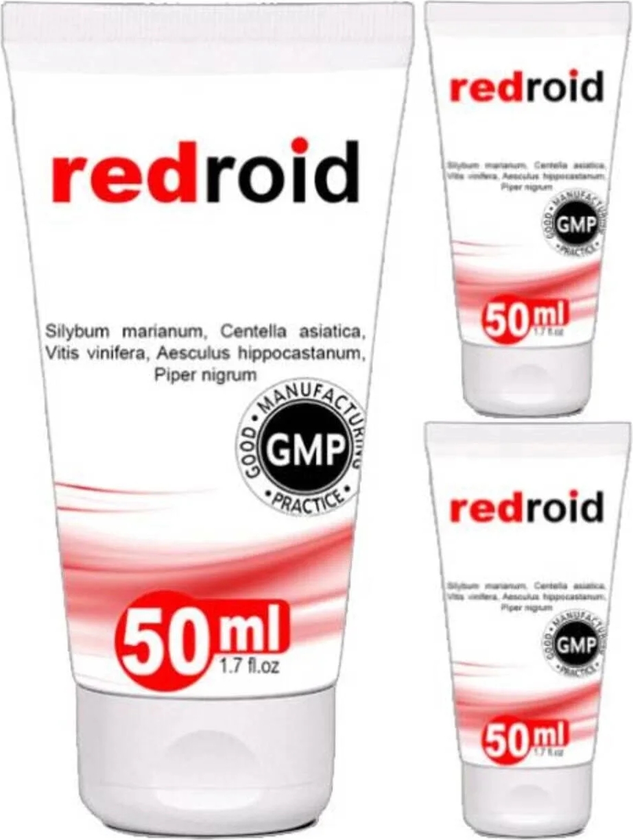 Süper Redroıd Doğal Özel Masaj Bakım Kremi 50 ml x 3 Adet