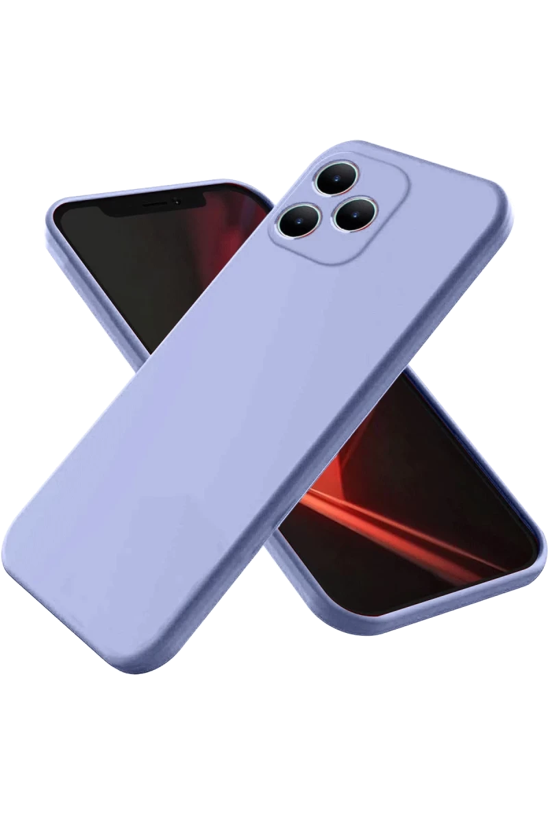 Realme Note 50 4G Uyumlu Kılıf First Silikon - Lila