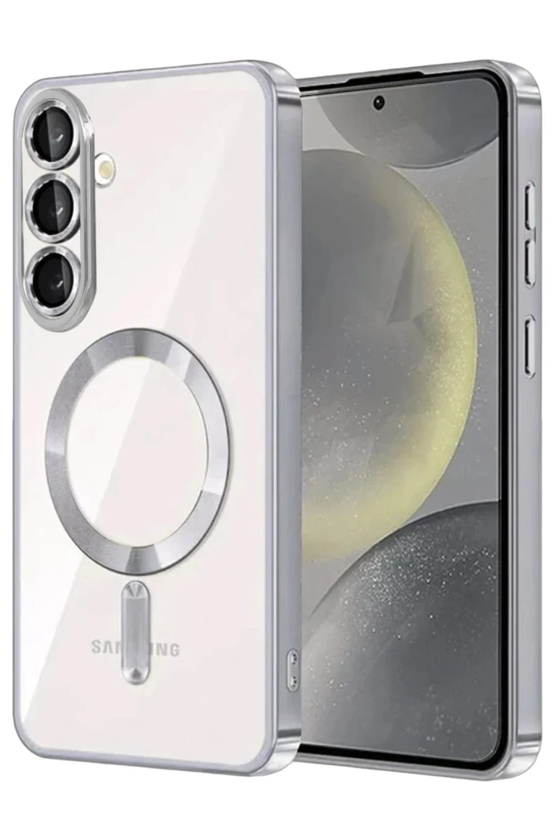 Samsung Galaxy S25 FE Uyumlu Kross Magneticsafe Kapak - Titan Gri
