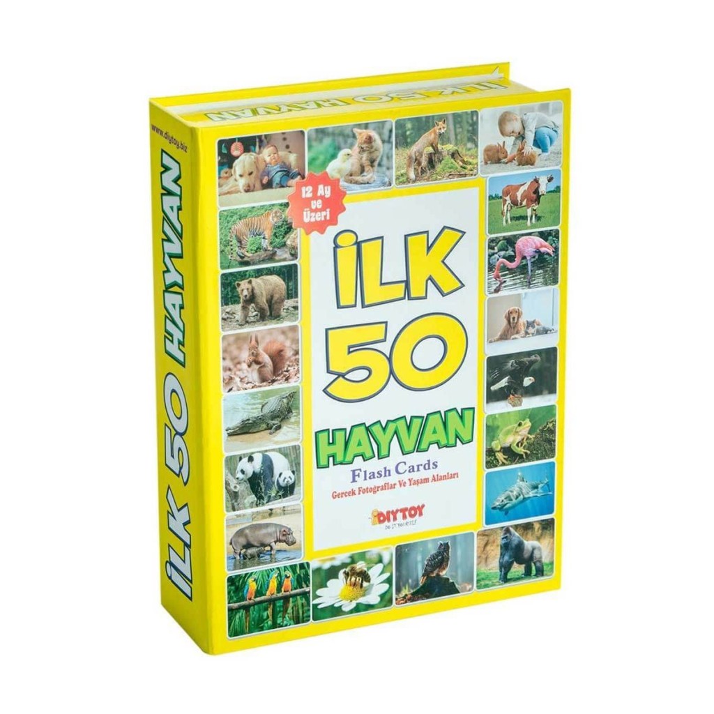 1352FlashCardsİlk50Hayvan-Dıytoy