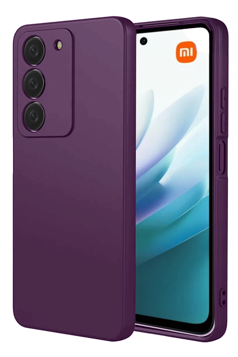 Xiaomi Redmi 15 4G Uyumlu First Silikon - Mürdüm