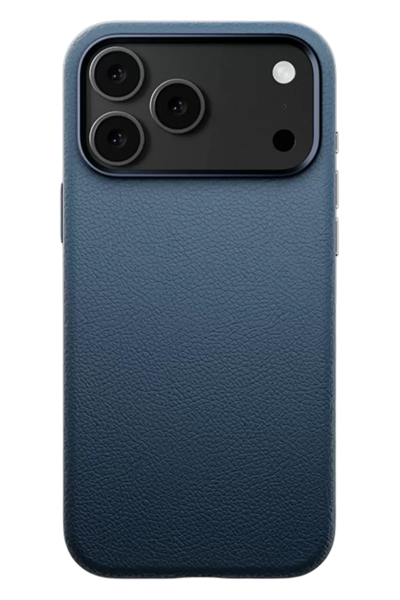 Joko Apple iPhone 17 Pro Uyumlu Wonder Deri Magsafe Kapak - Lacivert