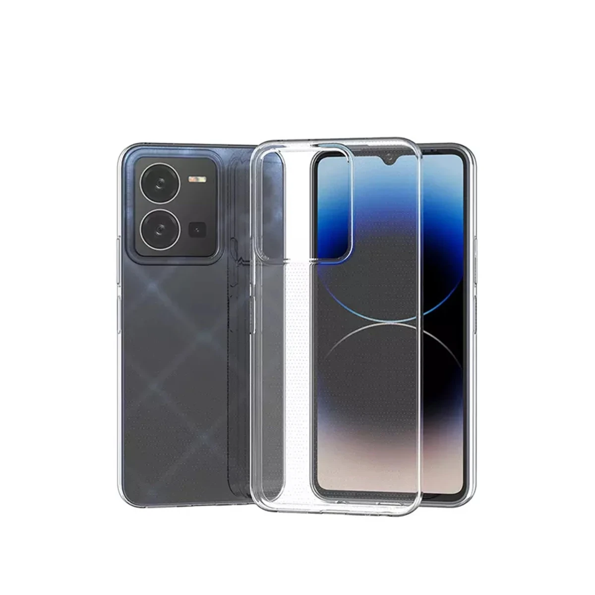 Vivo Y35 Kılıf Lüx Şeffaf Silikon