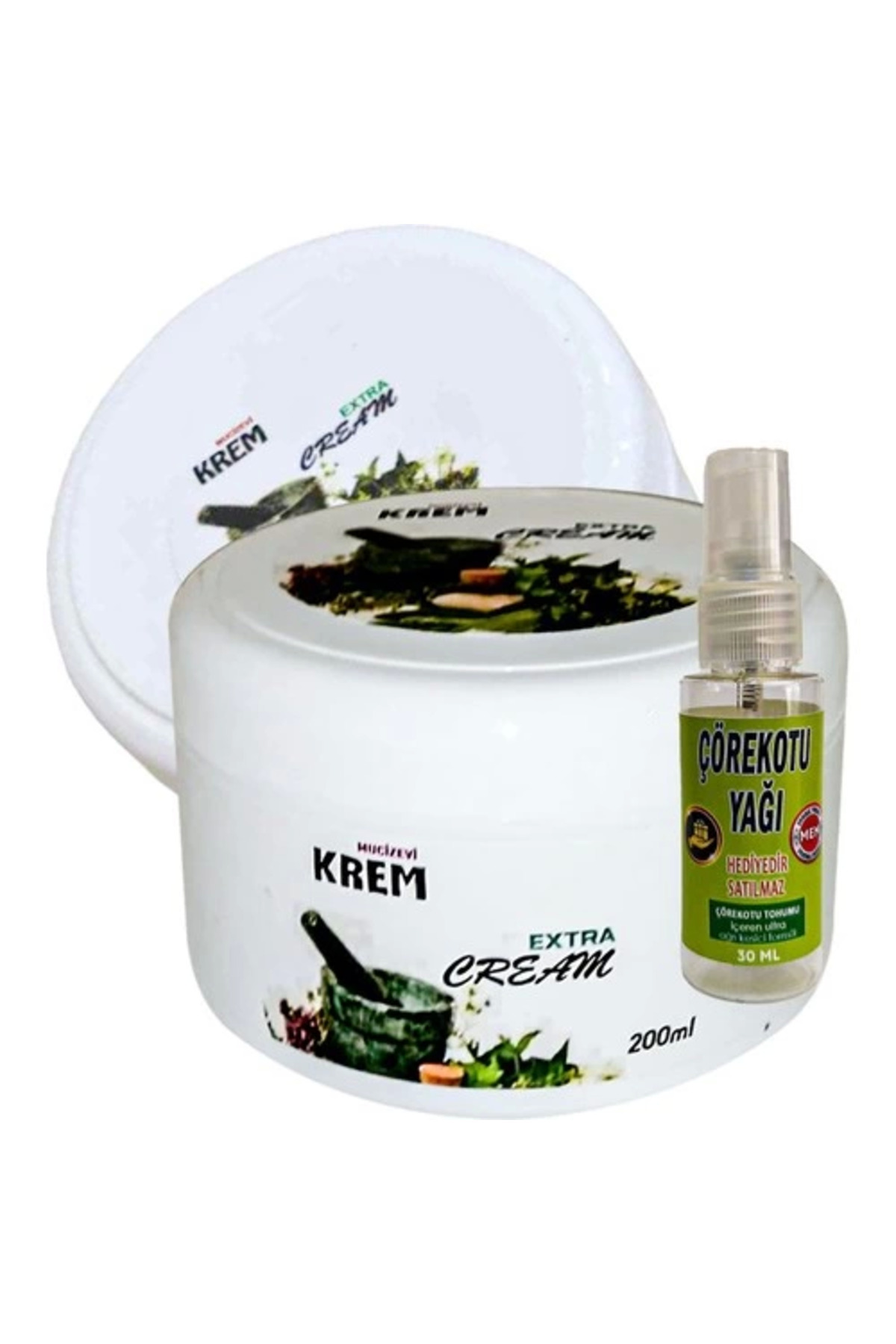 Mucizevi Krem 2li Bölgesel Bakım Relax Kremi 125 ml + Yanında Hediye 30 ml Çörek Otu Yağı