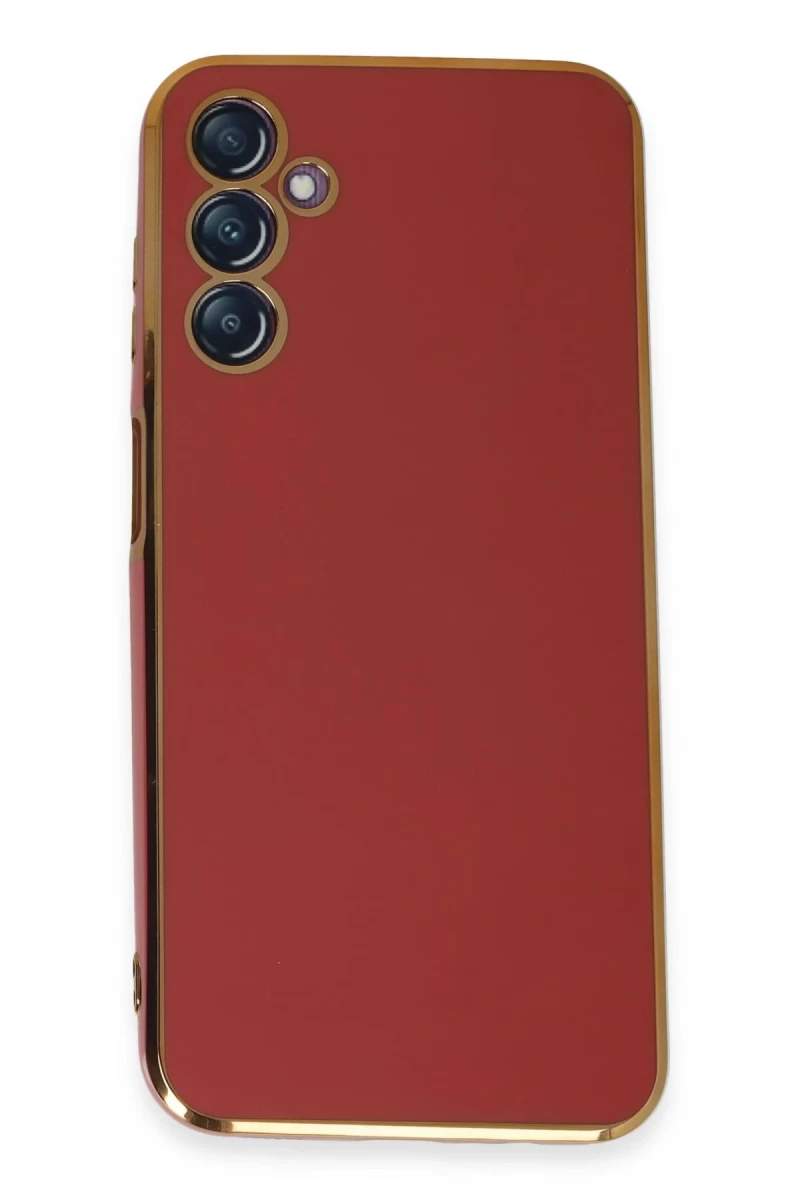 Samsung Galaxy M14 5G Uyumlu Kılıf Volet Silikon - Kırmızı