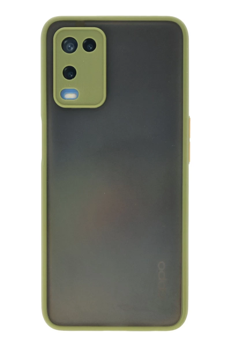 Oppo A54 4G Uyumlu Kılıf Montreal Silikon Kapak - Açık Yeşil