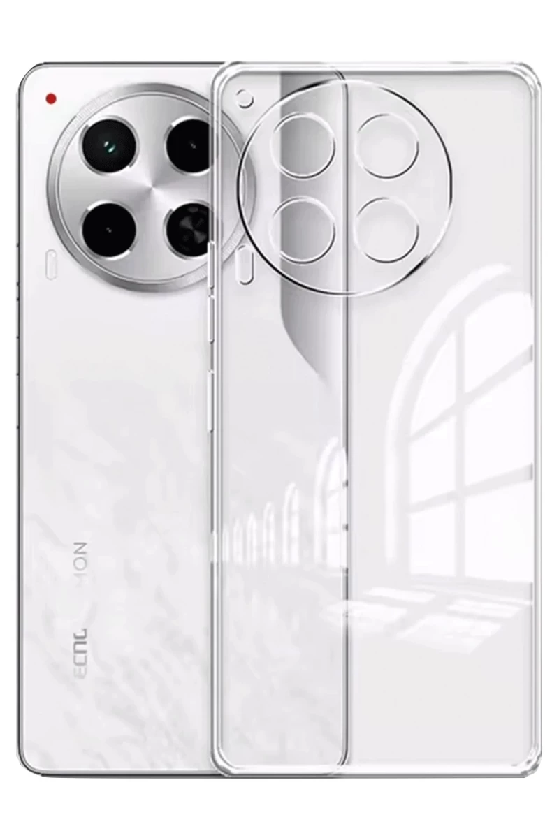 Tecno Camon 30 Uyumlu Kılıf Lüx Şeffaf Silikon