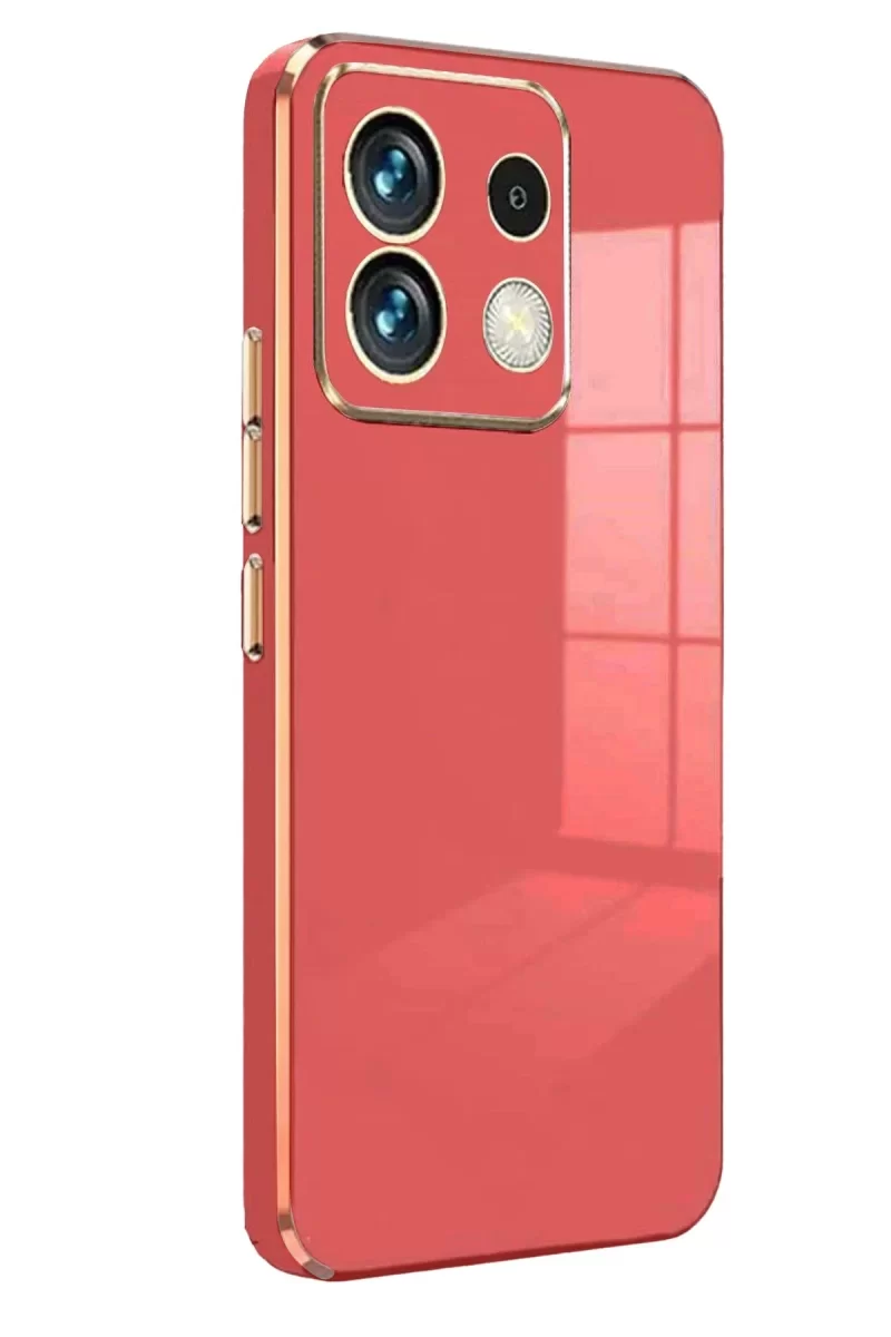 Xiaomi Poco M6 Pro 4G Uyumlu Kılıf Volet Silikon - Kırmızı
