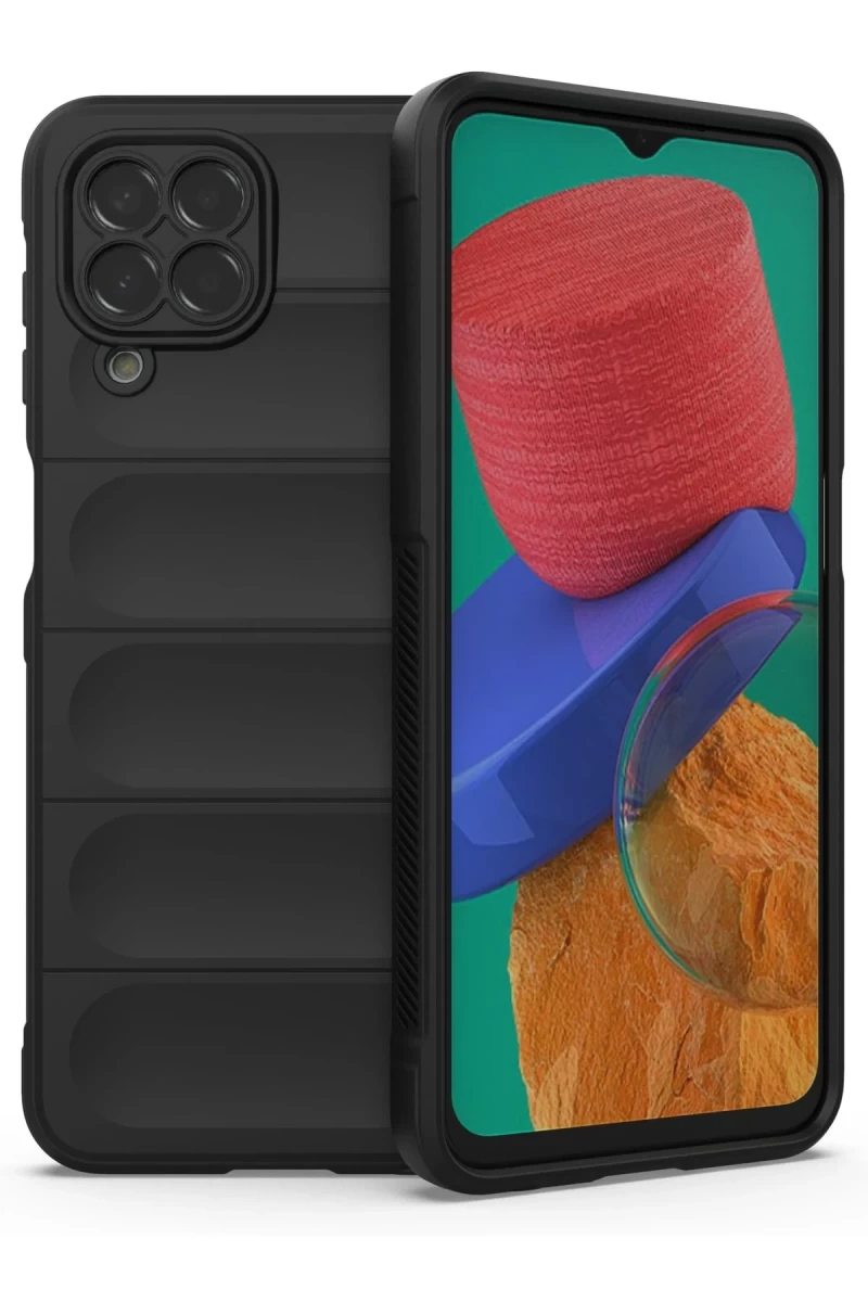 Samsung Galaxy M33 Uyumlu Kılıf Optimum Silikon - Siyah