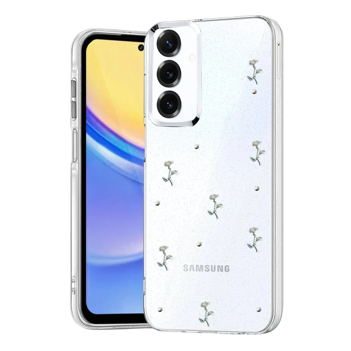 Samsung Galaxy A24 4G Fiyonk Desenli Kapak - Desen 4