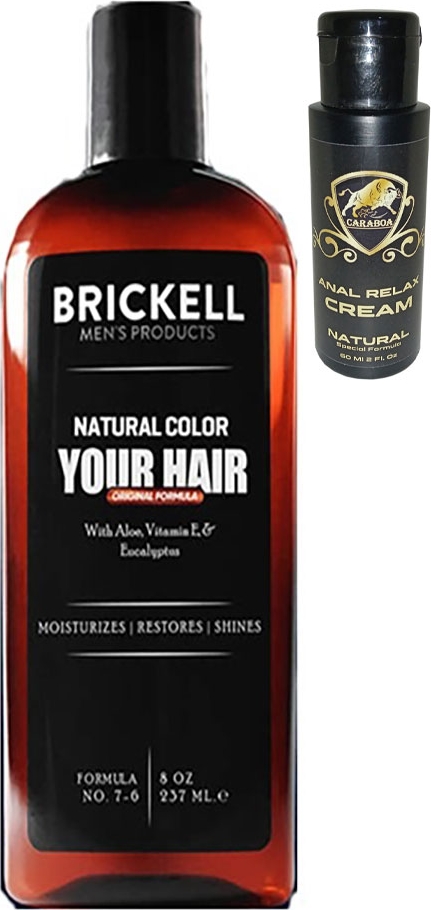 Brickell Saçsakal Beyazlıkgiderici 237 ml Erkeklere Özel Şampuan + Caraboa Analrahatlatıcı Krem