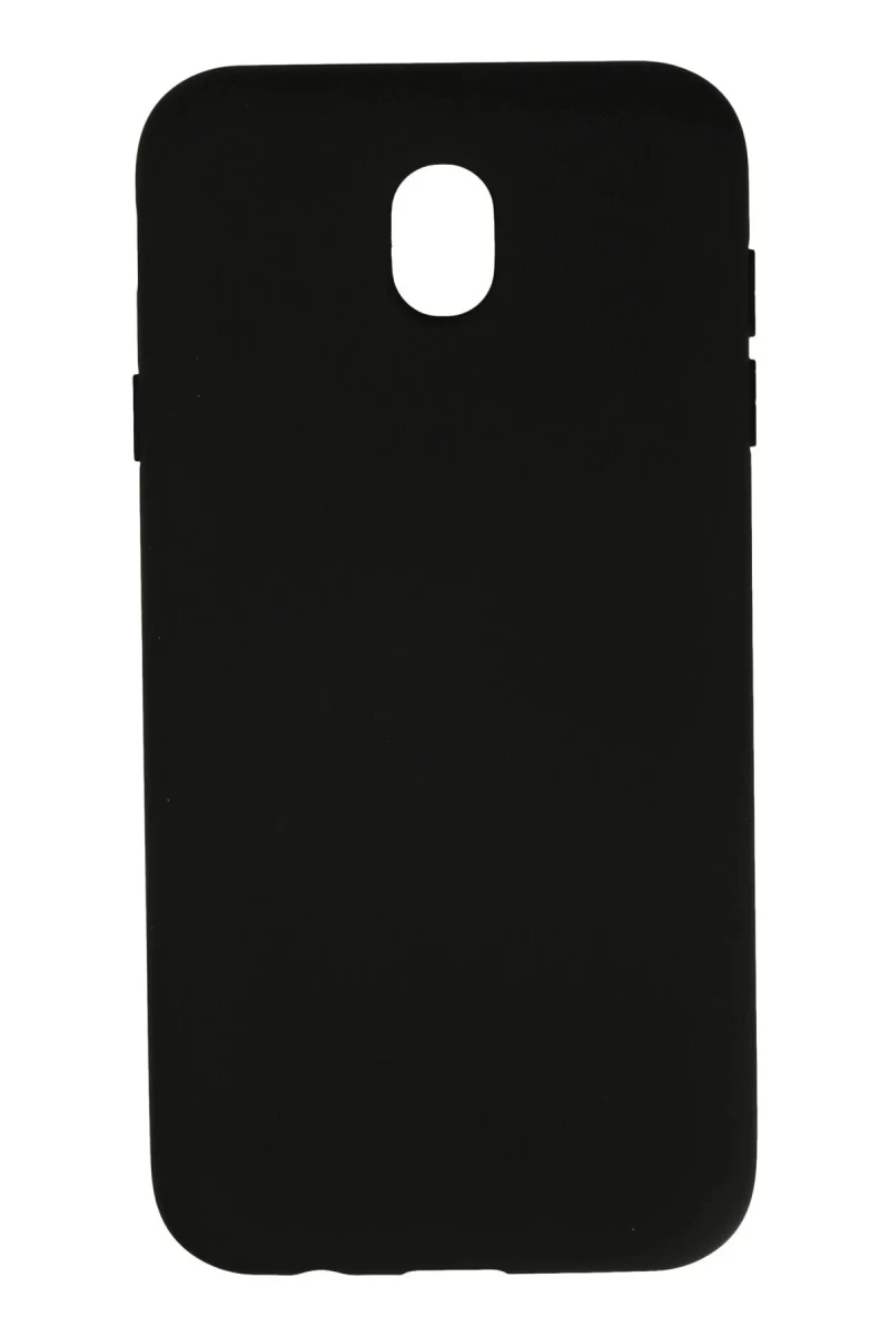 Samsung Galaxy J7 Pro / J730 Kılıf Nano içi Kadife Silikon - Siyah
