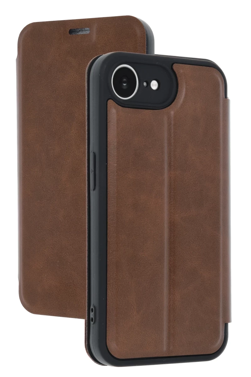 Apple iPhone 16E Uyumlu Kılıf Flip Cover - Taba