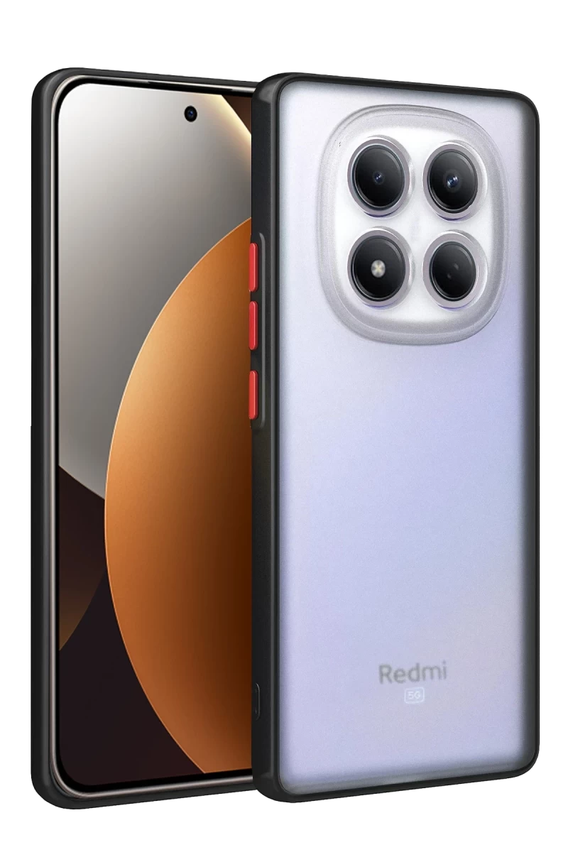 Xiaomi Redmi Note 15 Pro 5G Uyumlu Montreal Silikon Kapak - Siyah