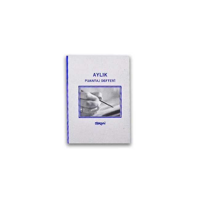 0333 Puantaj Defteri 1 Adet